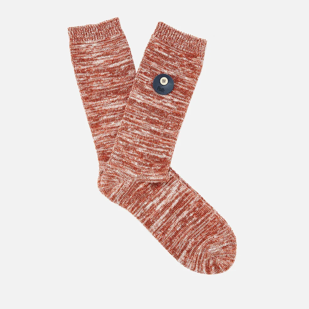 Folk Men's Melange Socks - Desert Red Melange Image 1