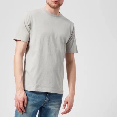 Folk Men's Contrast Sleeve T-Shirt - Soft Grey