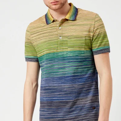 Missoni Men's Multi Stripe Classic Polo Shirt - Multi