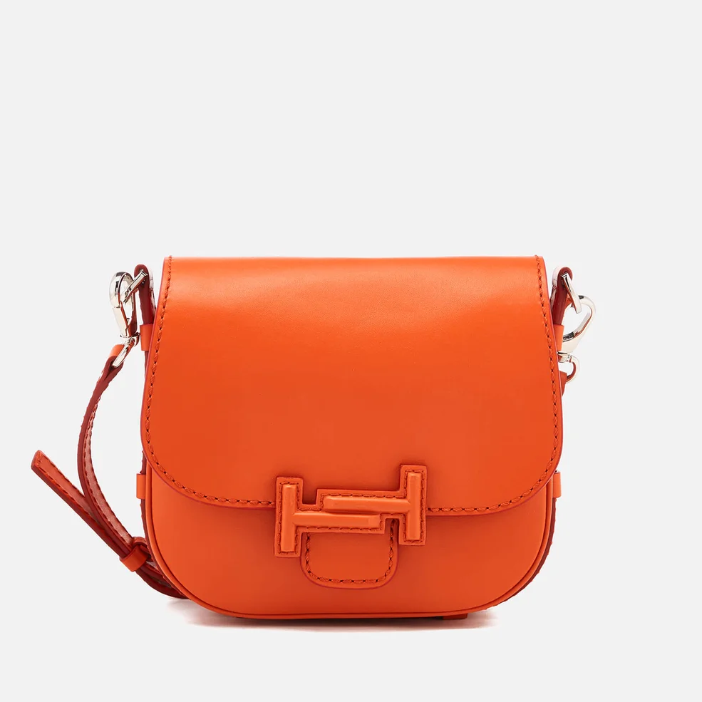 Tod's Women's Double T Mini Shoulder Bag - Orange Image 1