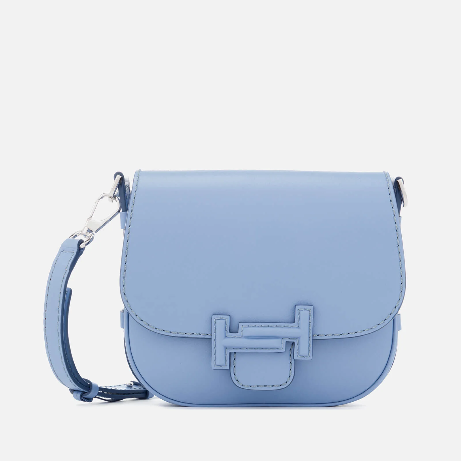 Tod's Women's Double T Mini Shoulder Bag - Blue Image 1