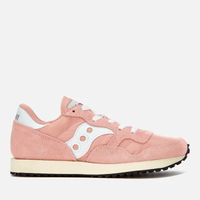 Saucony Women's DXN Vintage Trainers - Peach/White