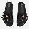 Marc Jacobs Women's Daisy Pave Aqua Slide Sandals - Black - Image 1