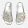 Marc Jacobs Women's Daisy Aqua Slide Sandals - Silver - Image 1