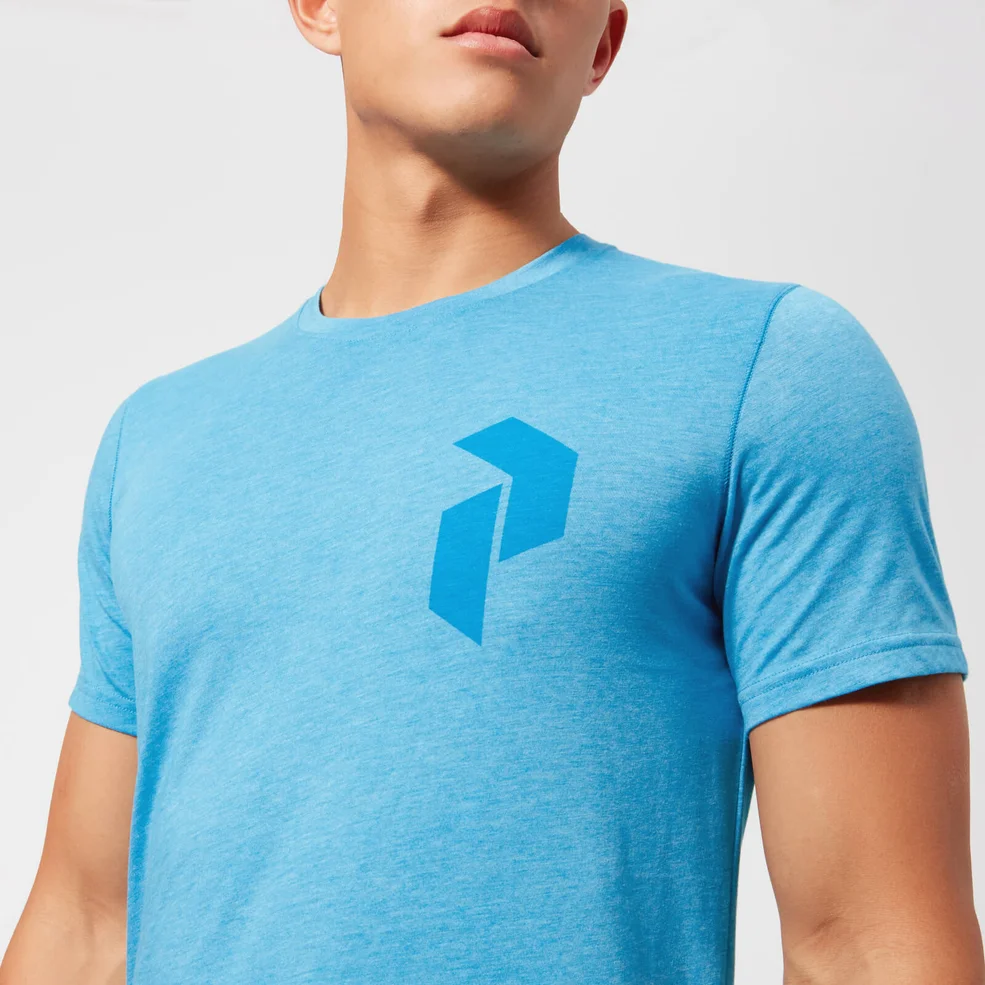 Peak Performance Men's Track T-Shirt - Blue Image 1