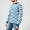 PS Paul Smith Men's Regular Fit Breton Sweatshirt - White/Blue - Image 1