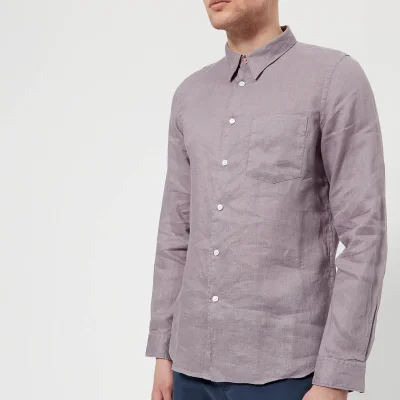 PS Paul Smith Men's Tailored Fit Long Sleeve Shirt - Lilac