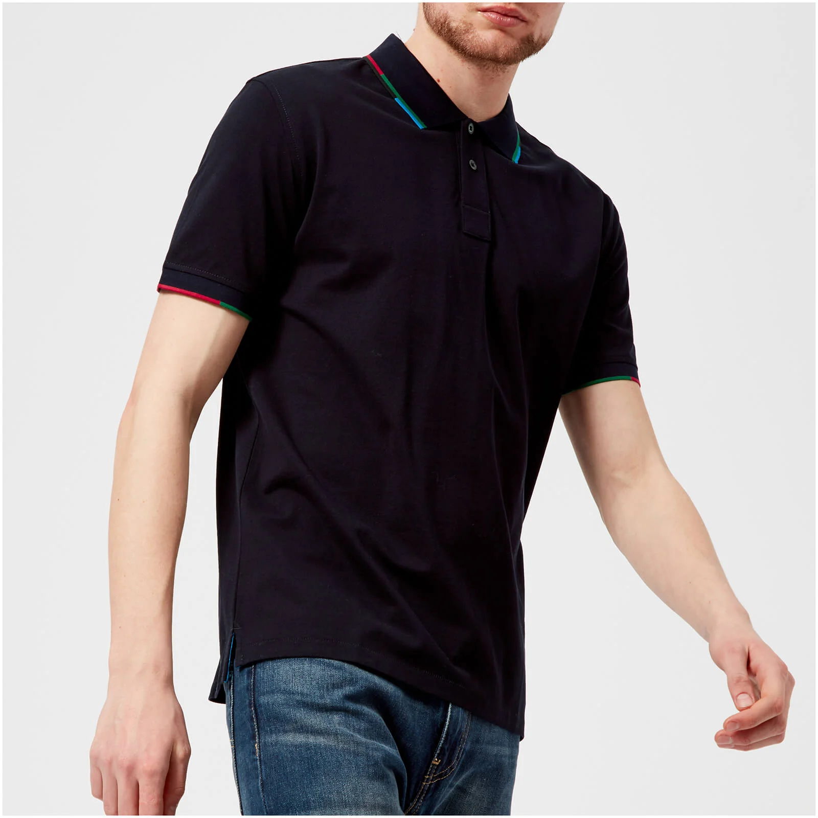 PS by Paul Smith Men's Regular Fit Polo Shirt - Navy Image 1