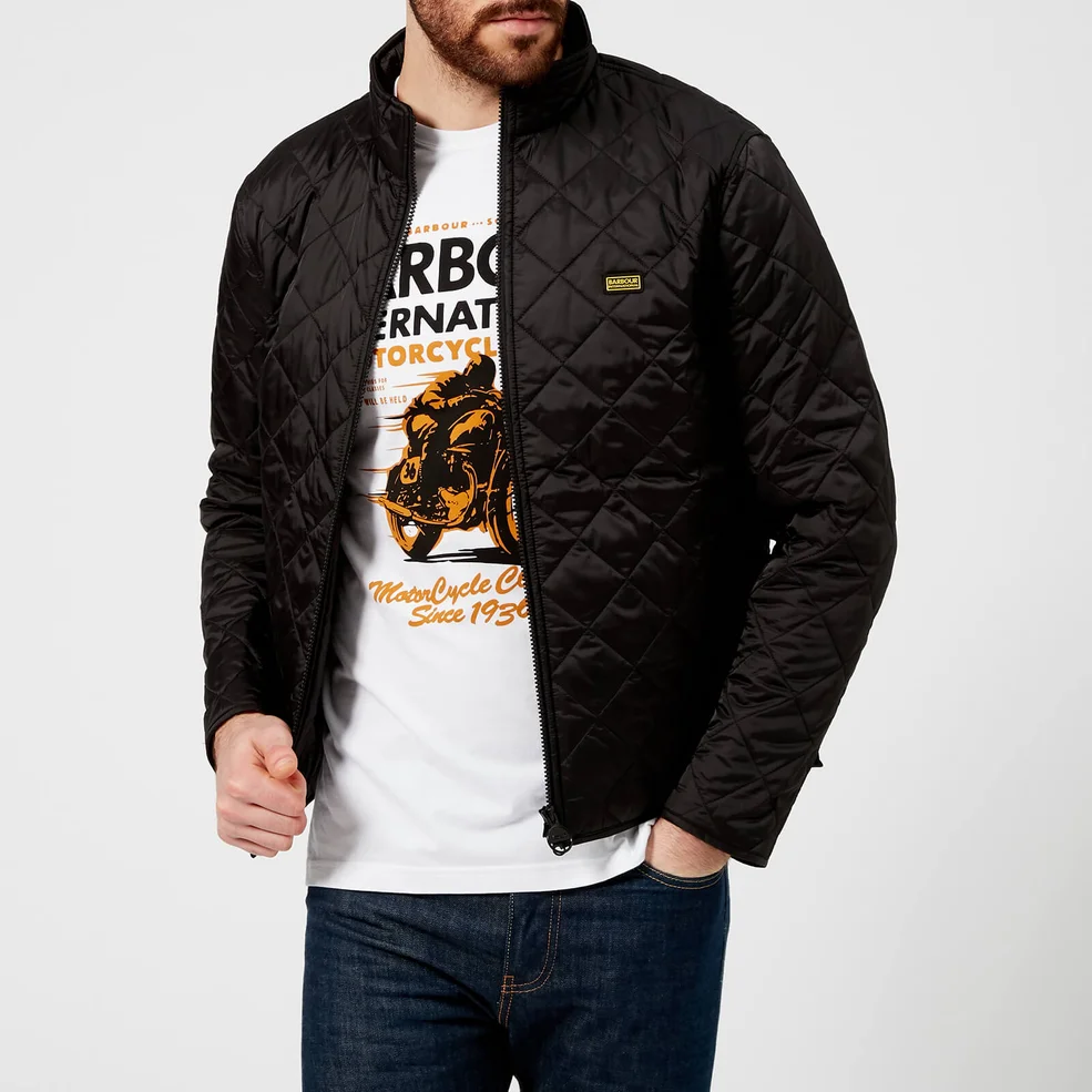 Barbour International Men's Gear Quilt Jacket - Black Image 1