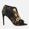 Rupert Sanderson Women's Nightingale Venus Suede Heeled Shoe Boots - Black - Image 1