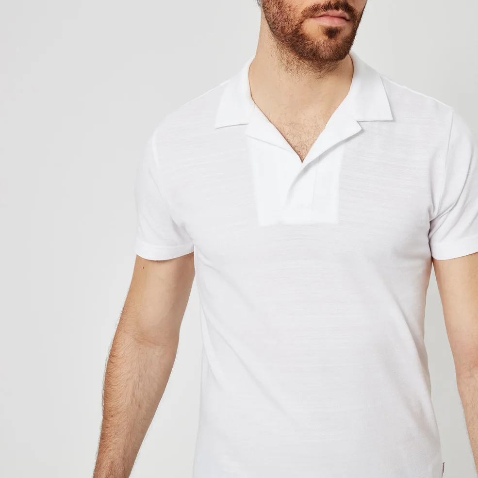 Orlebar Brown Men's Felix Polo Shirt - White Image 1