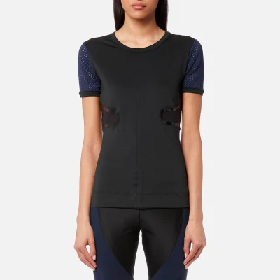 adidas by Stella McCartney Women's Run Short Sleeve T-Shirt - Black
