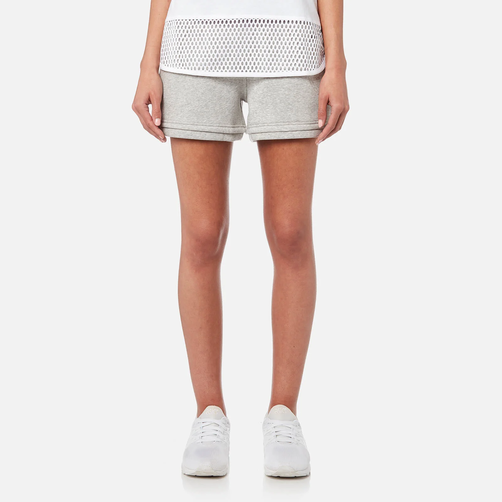adidas by Stella McCartney Women's Essential Knit Shorts - Marble Grey Heather Image 1