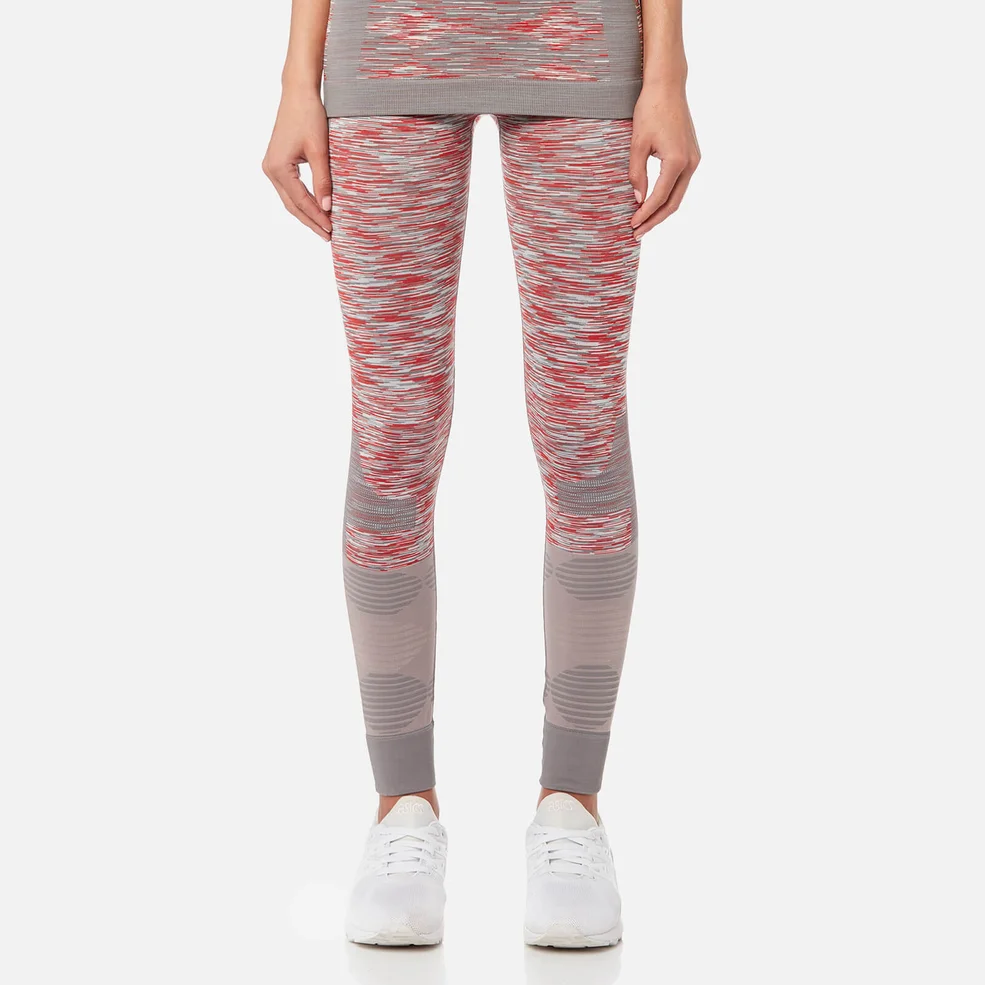 adidas by Stella McCartney Women's Yoga Tights - Solid Grey/White/Dark Callist Image 1