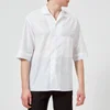 Lemaire Men's Convertible Collar Short Sleeve Shirt - White - Image 1