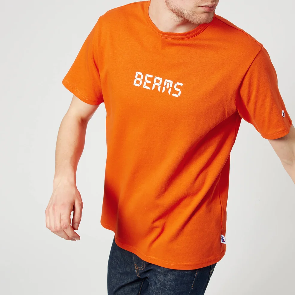 Champion X Beams Men's Beams Logo T-Shirt - Orange Image 1
