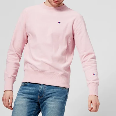 Champion Men's Crew Neck Sweatshirt - Pink