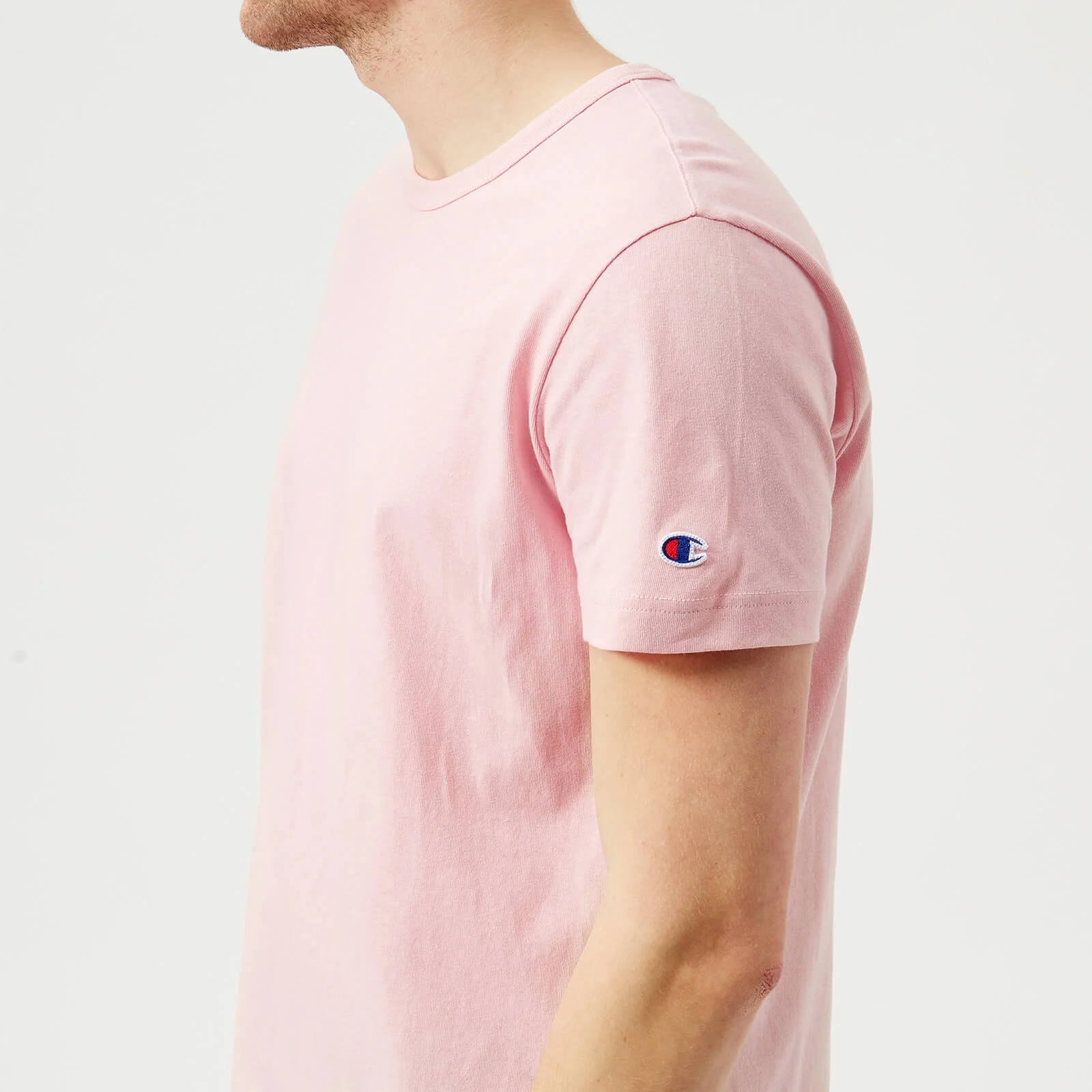 Champion Men's Short Sleeve Logo T-Shirt - Pink Image 1