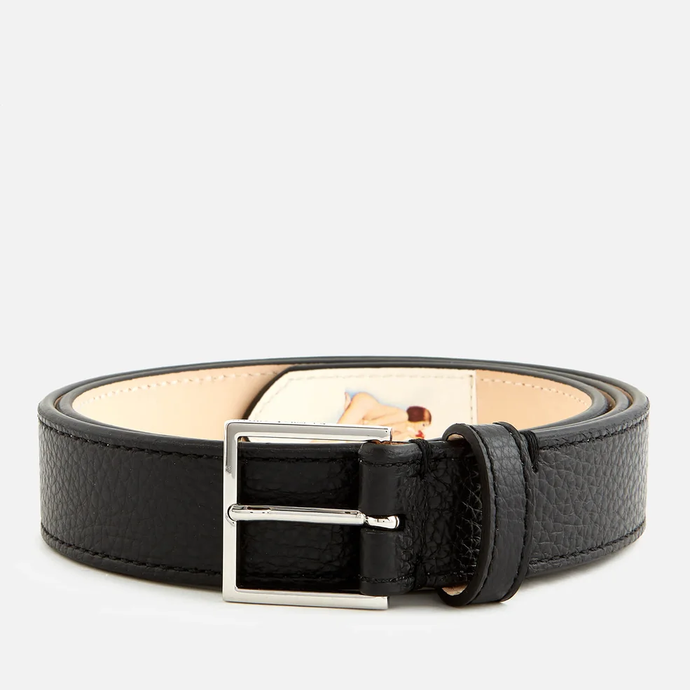 Paul Smith Accessories Men's Naked Lady Leather Belt - Black Image 1
