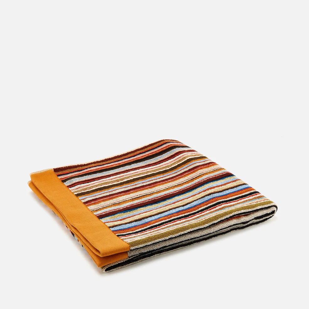 Paul Smith Accessories Men's Classic Stripe Small Towel - Multi Image 1
