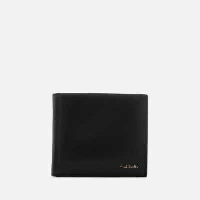 Paul Smith Accessories Men's Stripe Detail Billfold Wallet - Black