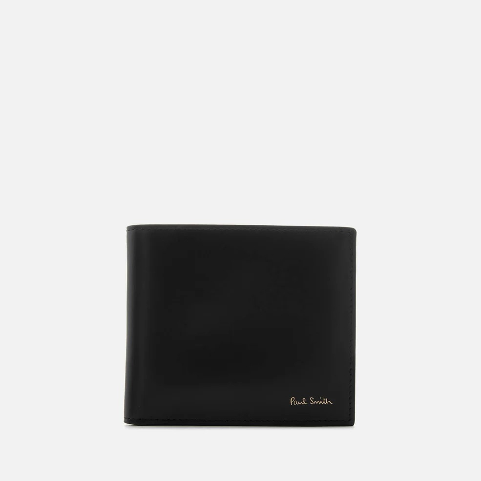 Paul Smith Accessories Men's Stripe Detail Billfold Wallet - Black Image 1