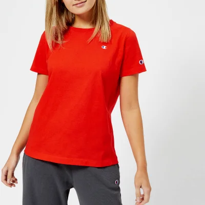 Champion Women's Logo Short Sleeve T-Shirt - Red