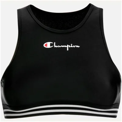 Champion Women's Halter Neck Bikini Top - Black