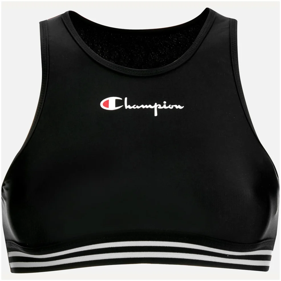 Champion Women's Halter Neck Bikini Top - Black Image 1