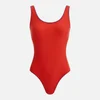 Champion Women's Low Back Swimsuit - Red - Image 1