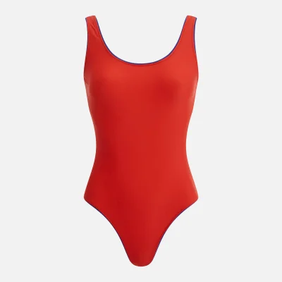 Champion Women's Low Back Swimsuit - Red