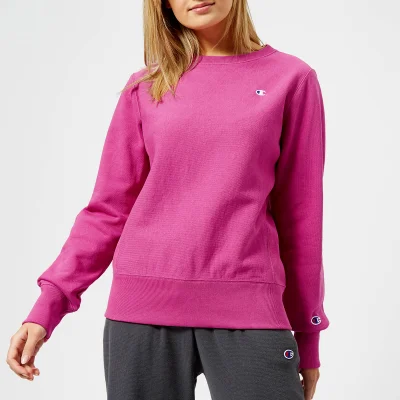 Champion Women's Crew Neck Sweatshirt - Pink