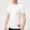 Calvin Klein Jeans Men's Takoda Patch Logo Crew Neck T-Shirt - Bright White/Wild Orchid - Image 1