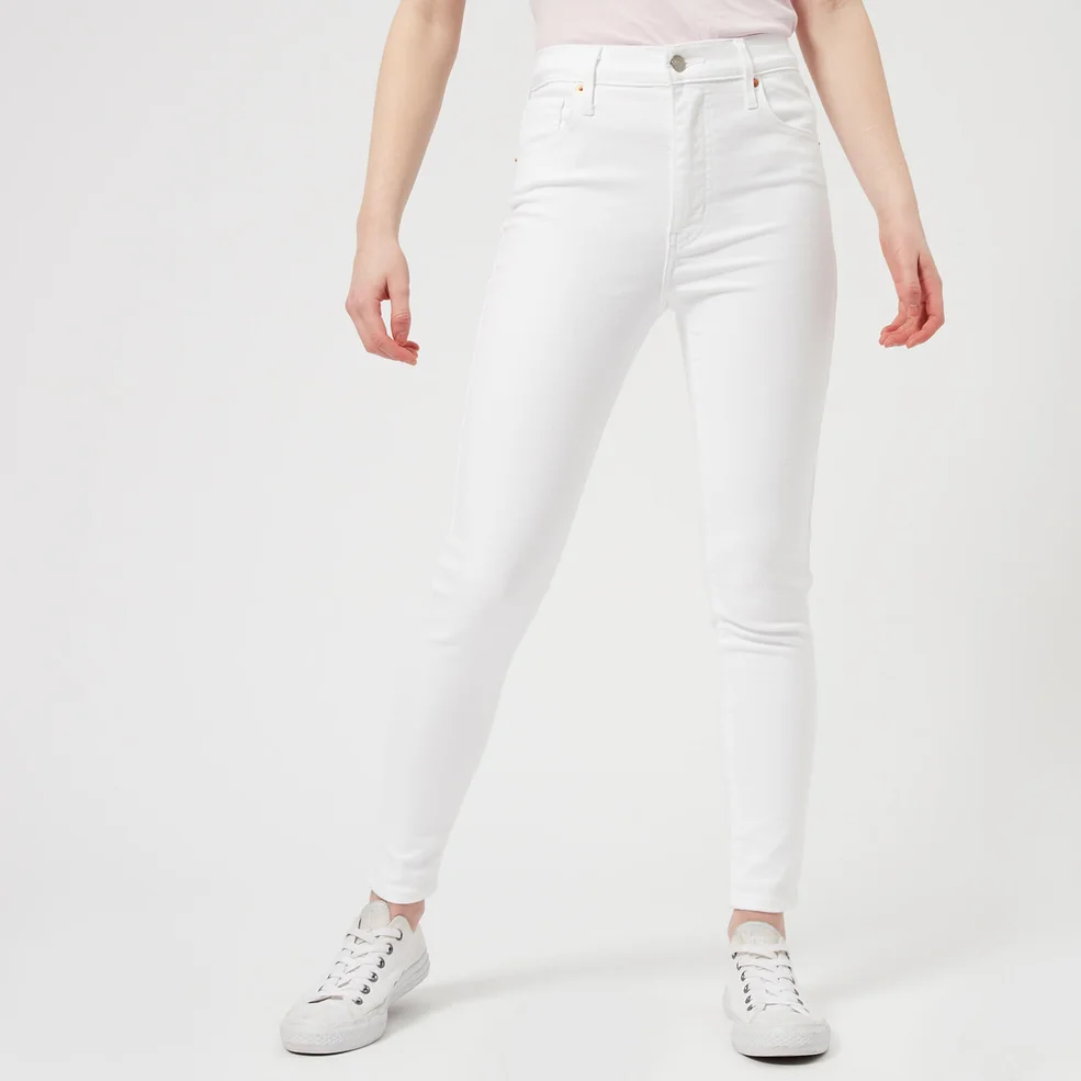 Levi's Women's Mile High Ankle Skinny Jeans - Western White Image 1
