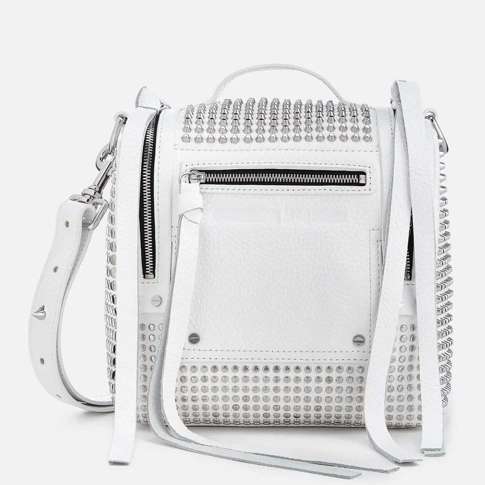 McQ Alexander McQueen Women's Mini Convertible Box Bag - White Image 1