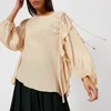 See By Chloé Women's Ruffle Tie Sleeve Blouse - Angora Beige - Image 1