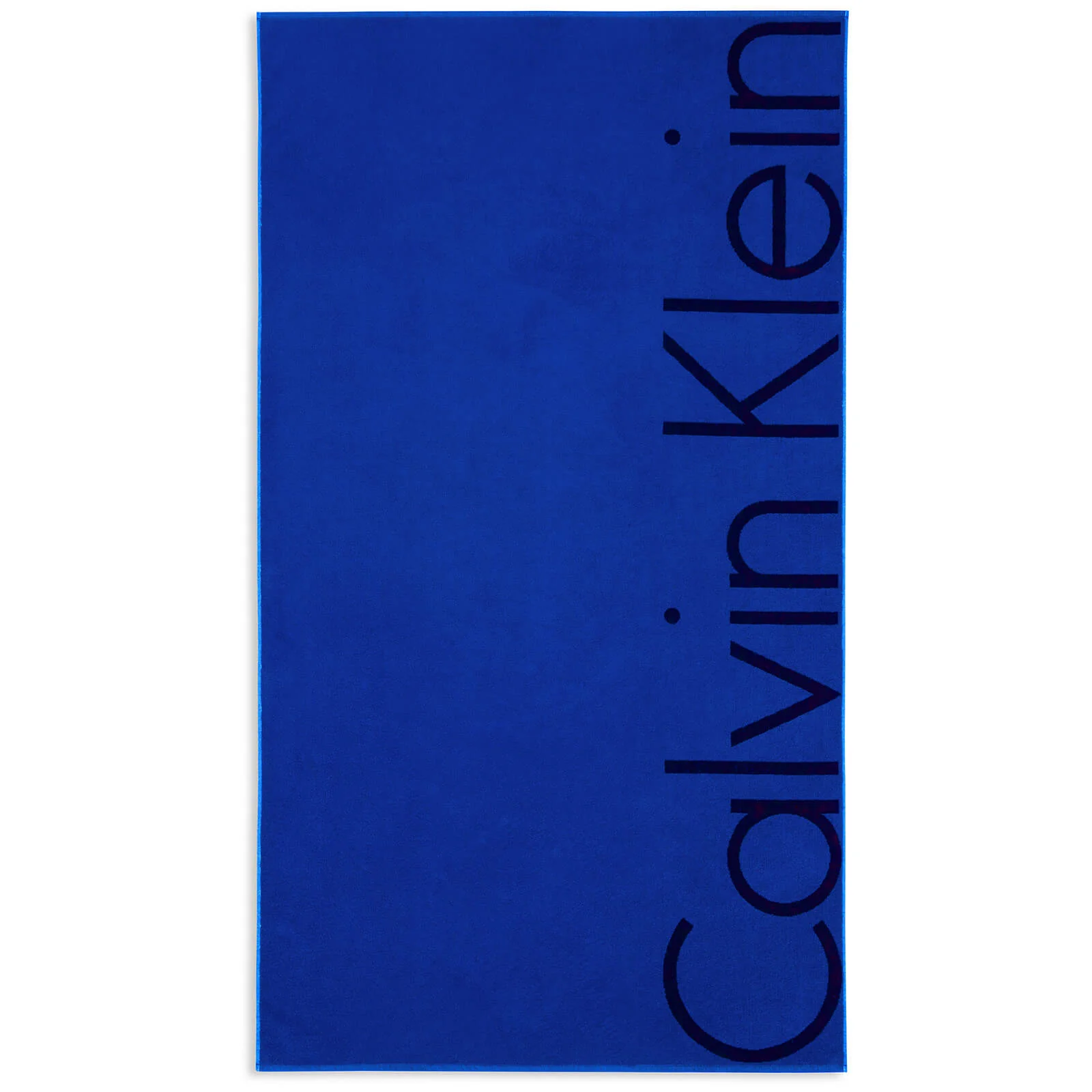 Calvin Klein Bold Beach Towel - Cobalt Image 1