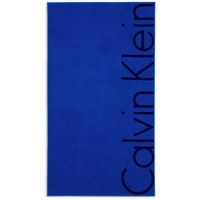 Calvin Klein Bold Beach Towel - Cobalt