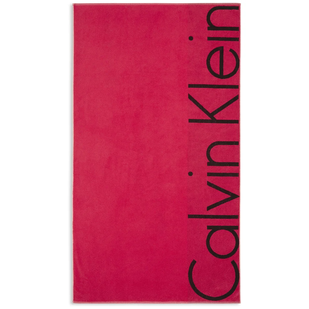 Calvin Klein Bold Beach Towel - Vapor Image 1