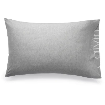 Calvin Klein Standard Pillowcase - Grey