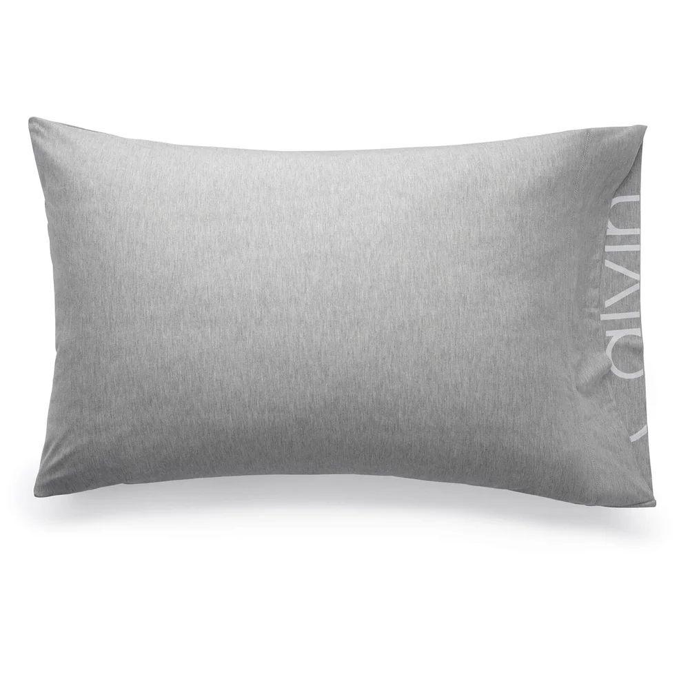 Calvin Klein Standard Pillowcase - Grey Image 1