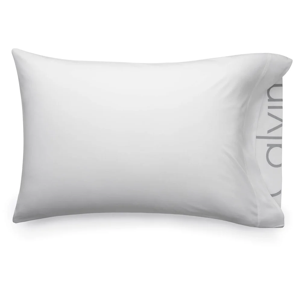 Calvin Klein Standard Pillowcase - White Image 1