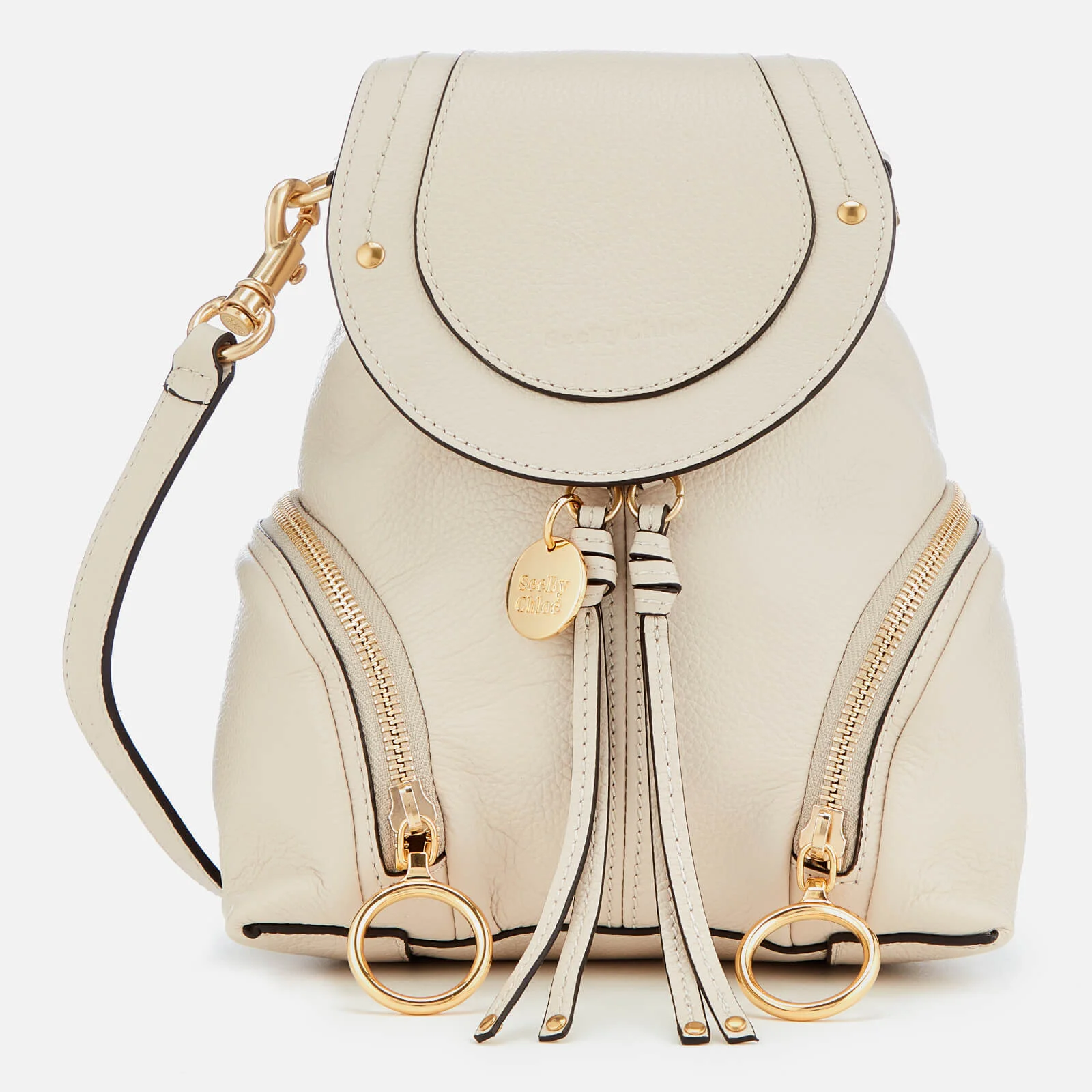 See By Chloé Women's Mini Olga Backpack - Cement Beige Image 1