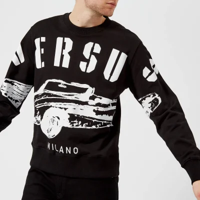 Versus Versace Men's Versus Car Logo Sweatshirt - Black