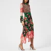 RIXO Women's Chrissy Mixed Print Midi Dress with Flared Cuff - Mixed 30S Bunch Floral - Image 1