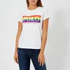 Polo Ralph Lauren Women's Rainbow Printed Logo T-Shirt - White - Image 1