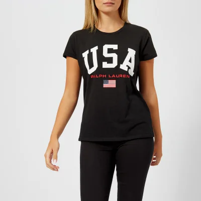 Polo Ralph Lauren Women's USA T-Shirt - Polo Black