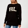 Polo Ralph Lauren Women's Rl Long Sleeve Sweatshirt - Black/Cream - Image 1