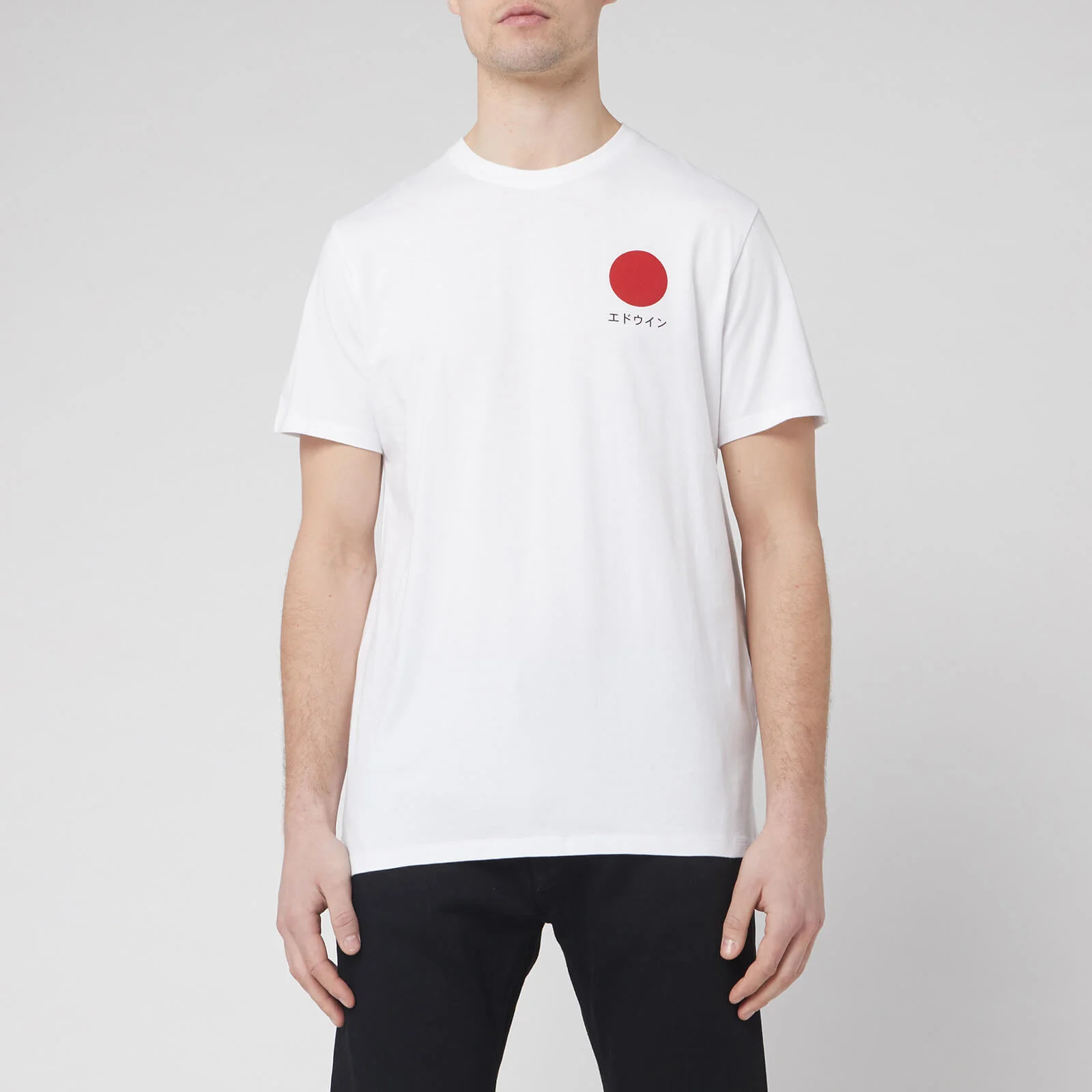 Edwin Men's Japenese Sun T-Shirt - White Image 1