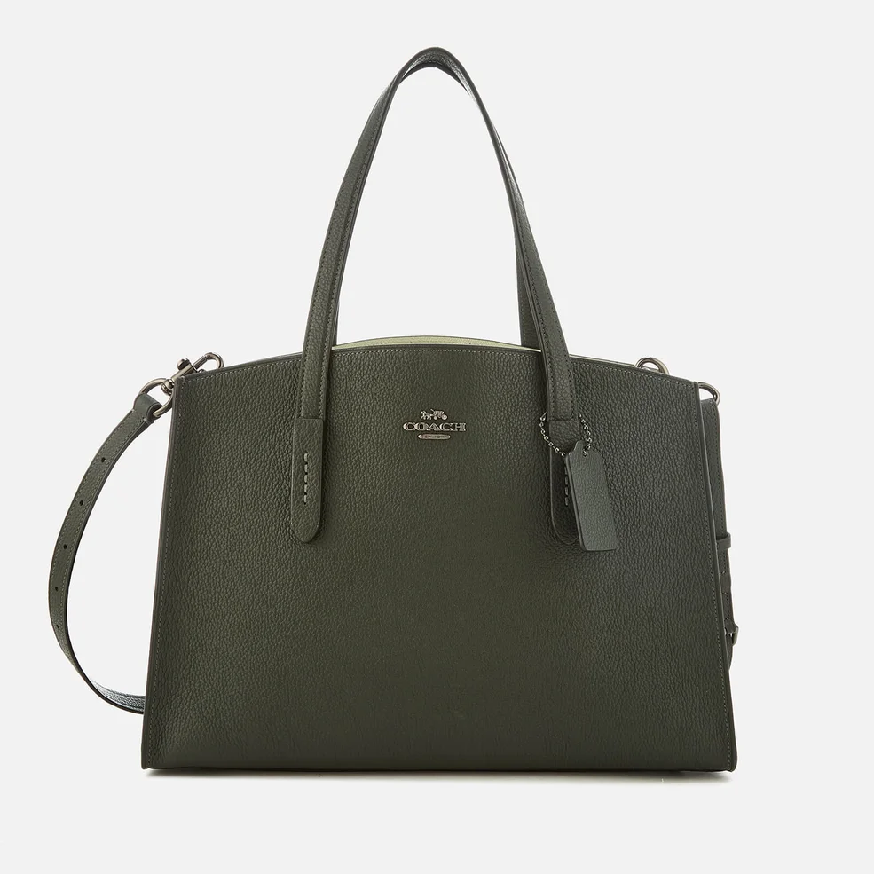 Coach Women's Charlie Carryall - Ivy Image 1